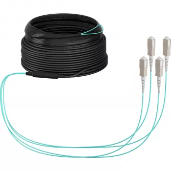 Cablu trunk EFB Elektronik U-DQ ZN BH OM3 4G 1x4 SC-SC 40m Dca LSZH - 40 m O8301S40OM3