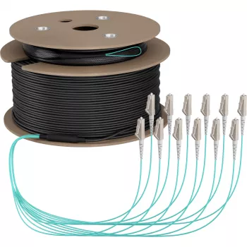 Cablu trunk EFB Elektronik U-DQ ZN BH OM3 12G 1x12 LC-LC 100m Dca LSZH - 100 m O8342S100OM3