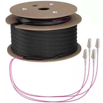 Cablu trunk EFB Elektronik U-DQ ZN BH OM4 4G 1x4 LC-LC 180m Dca LSZH O8303S180OM4