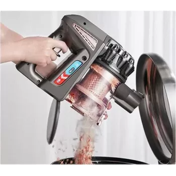 Aspirator vertical fără fir Midea P8 Plus cu stație de autogolire, putere de aspirare 25 kPa, autonomie 60 min, filtrare HEPA, afișaj LED