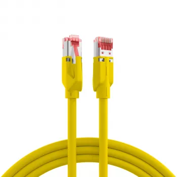 Cablu patch RJ45 EFB Cat.5e S/UTP PUR TM21 pentru lanț portant, galben, 10 m K8032.10