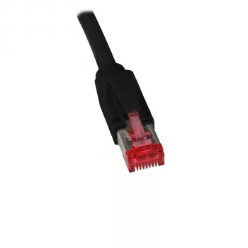 Cablu patch EFB-Elektronik Cat.7 S/FTP LSZH, RJ45, negru, 3 m K0700SW.3