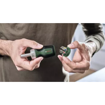 Șurubelniță cu clichet Bosch 1600A032UZ cu 6 biți