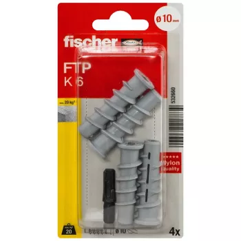 Ancoră Fischer FTP K 6 K NV pentru beton celular 50 mm, nailon, 1 bucată 532660