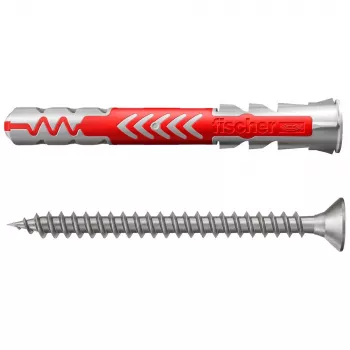 Diblu universal Fischer DuoPower 6 x 50 S A2 K NV cu șurub oțel inox A2, 1 set (537670)