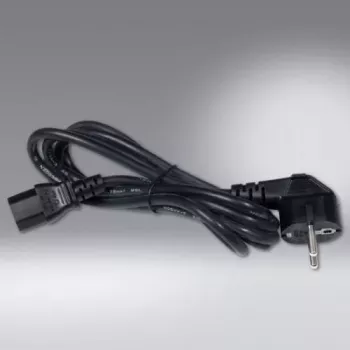Cablu de alimentare SCHÄFER IT SYSTEMS IEC 60320 C13 la CEE 7/7 Schuko, 2 m, negru 6763200