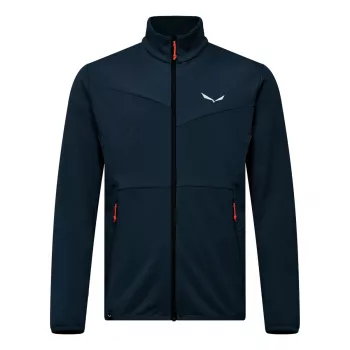Hanorac cu glugă și fermoar integral Salewa Puez Cammino bărbați Blueberry XL (EU 52)