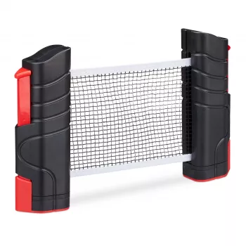 Set plasă de tenis de masă RELAXDAYS cu fixare cu clemă, negru 10025041_0