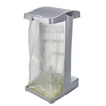 Sistem coș de gunoi KEEEPER Ole 35x40x75cm argintiu deschis