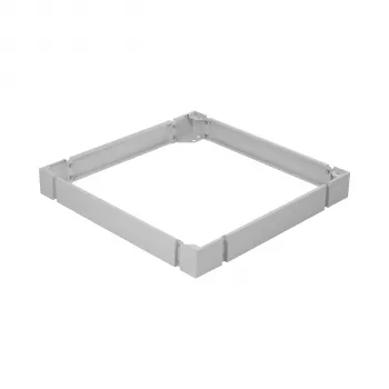 Soclu EFB Elektronik pentru dulapuri de rețea 600x600mm, gri PEL-SOK66VV.GR