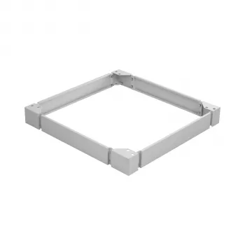 Soclu EFB Elektronik pentru dulapuri de rețea 600x600mm, gri PEL-SOK66VV.GR