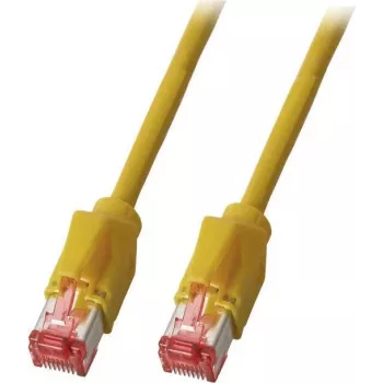 Cablu patch EFB-Elektronik RJ45 Cat.5e S/UTP PUR, 1m, galben, pentru lanț portant K8032.1