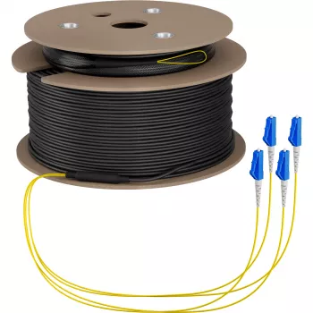 Cablu trunk EFB Elektronik U-DQ ZN BH OS2 4E 1x4 LC-LC 150m Dca LSZH G675A1 - 150 m O8303S150OS2
