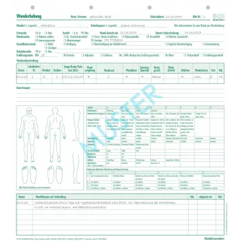 Formulare BOI documentare plăgi, 50 file A4 9206-00435N