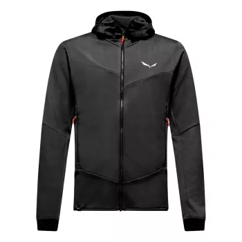 Jachetă fleece bărbați Salewa Sella Crevasse HD, negru, XL