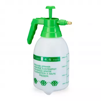 Pulverizator cu pompă Relaxdays, 2 L, alb/verde (10030042)
