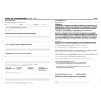Formulare BOI dovadă consultație, 50 file, A4, alb (9206-00313)