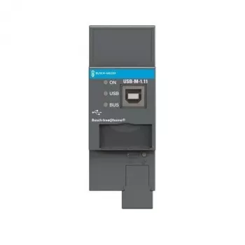 Interfață KNX USB Busch-Jaeger modul pentru șină DIN USB-M-1.11 (2CDG510013R0021)
