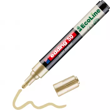 Marker de vopsea Edding 50 EcoLine auriu 2-3 mm (4-50-053)