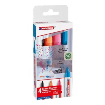 Marker pentru table de sticlă edding 95 culori asortate 1-5 mm 4 bucăți (4-95-4-2)
