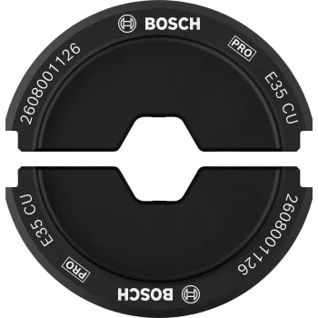 Set de matrițe de sertizare Bosch 2608001126 pentru papuci de cablu tubular și conectori 35 mm²