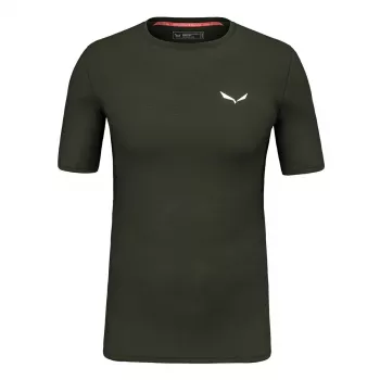 Tricou termic Salewa Cristallo pentru bărbați - Dark Olive