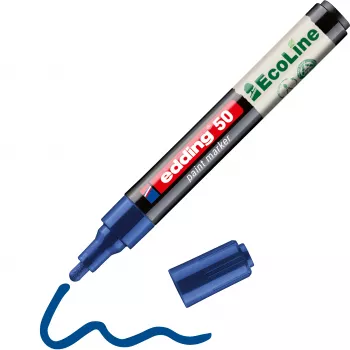Marker de vopsea Edding 50 EcoLine albastru 2-3 mm 4-50-003