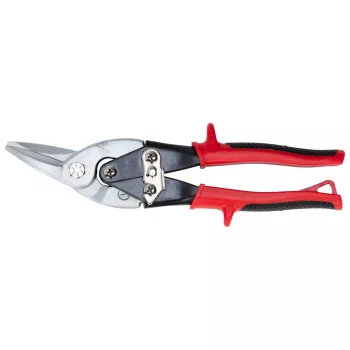 Foarfecă de tablă Gedore RED 3301741, tăiere la dreapta, 250 mm, lamă dințată, pârghie multiplicatoare, mâner din 2 componente
