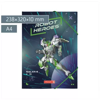 Mapă de colecție BRUNNEN ROBOT HEROES, DIN A4, albastru închis, mentă 1041604421