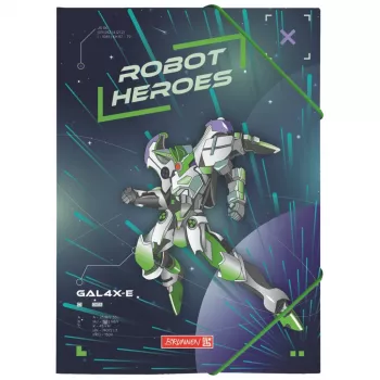 Mapă de colecție BRUNNEN ROBOT HEROES, DIN A4, albastru închis, mentă 1041604421