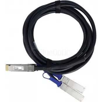 Cablu breakout direct attach pasiv QSFP56 200G la 2x100G QSFP56 BlueLAN compatibil Mellanox MCP7H50-V003R26, 3 m, AWG26 MCP7H50-V003R26-BL