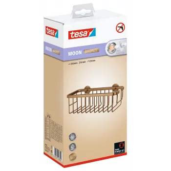 Coș de duș adeziv tesa MOON BRONZE bronz 40606-00000-00