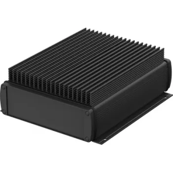Carcasă de profil Bopla ALUBOS_SET ABPH 1600-0200 KWL, 190 x 190 x 80 mm, aluminiu neagră RAL 9005 84416200.HMT1