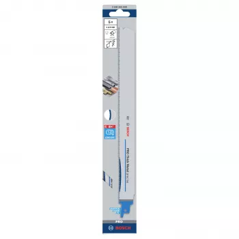 Set de 5 lame de ferăstrău sabie Bosch Professional S1237HBF pentru metal gros, 300 mm, 2608659000