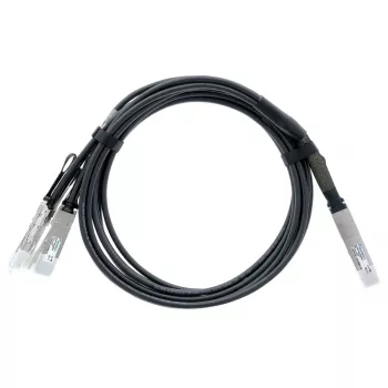 Cablu breakout direct attach BlueLAN 400G QSFP-DD la 4x 100G QSFP56, 2m, pasiv, AWG26, compatibil Arista (CAB-D-4Q-400G-2M-BL)