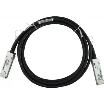 Cablu de cupru cu atașare directă BlueLAN 40G QSFP+ 30 m, pasiv, LSZH, 24 AWG CAB-NIC40G30M-QSFP-BL