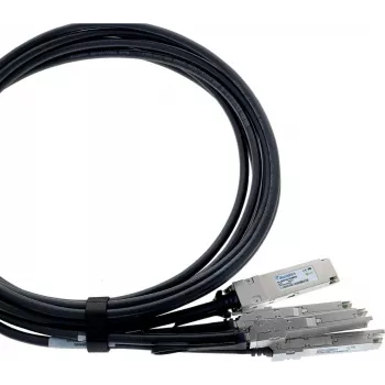 Cablu breakout DAC BlueLAN MCP7F60-W002R26-BL compatibil NVIDIA 400G QSFP-DD la 4x QSFP56, 2 m, AWG26