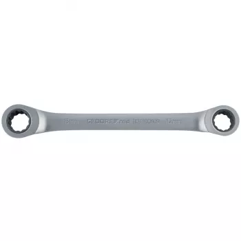 Cheie cu clichet cu două inele GEDORE red, dreaptă, 8x10 mm (R07400810)