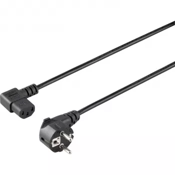 Cablu de alimentare pentru aparate reci Sygonix SY-5042710 CEE 7/7 la IEC C13 2 m negru