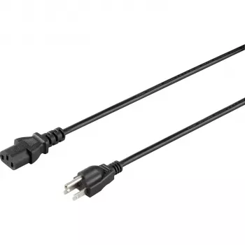 Cablu de alimentare IEC C13 Sygonix SY-5042706 CEE 7/7 la C13 2m negru