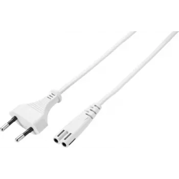 Cablu de alimentare alb Sygonix SY-5044236 3m Schuko la IEC C13