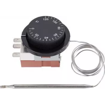 Termostat încorporat SYGONIX 0 la +120°C, senzor capilar, 16A SPDT (SY-5044424)