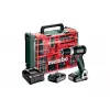 Set mașină de găurit cu percuție cu acumulator Metabo SB 18 L BL 18V brushless 65 Nm cu 2x acumulatori Li-Power 2,0 Ah, încărcător și valiză 613157710
