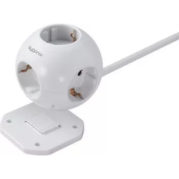 Adaptor priză Schuko Sygonix SY-4535062 alb, 1 priză
