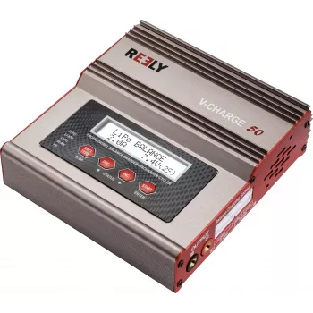 Reely V-Charge 50 Multifunction Charger 50W AC/DC LiPo NiMH NiCd Pb with Balancer RE-8264340