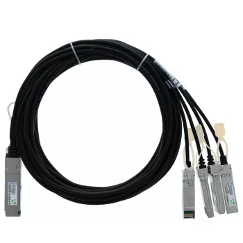 Cablu InfiniBand BLUELAN BlueOptics SC253501K2M30-BL de 2 m QSFP la 4x SFP+, negru
