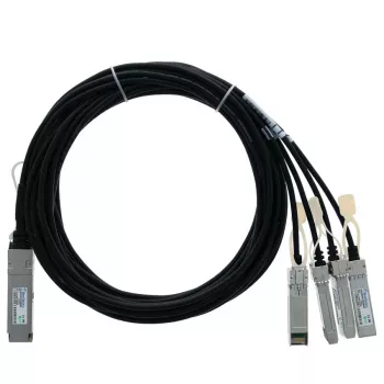 Cablu InfiniBand BLUELAN BlueOptics SC253501K2M30-BL de 2 m QSFP la 4x SFP+, negru