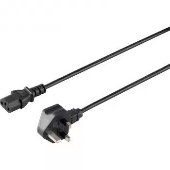 SYGONIX SY-5042738 Power Cord CEE 7/7 to IEC C13 2 m Black