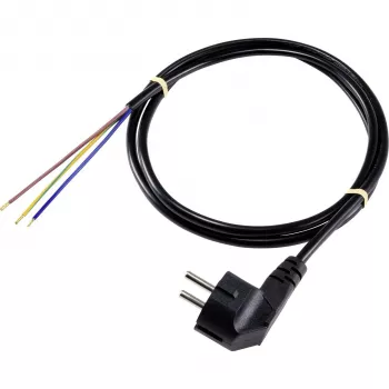 Sygonix SY-5043484 Power Connection Cable Black 2.00 m