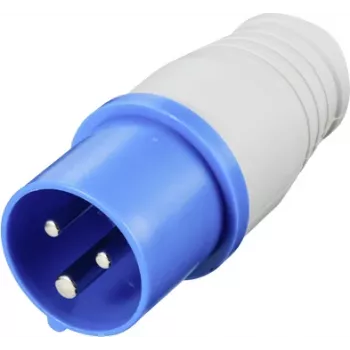 Ștecher CEE caravană Sygonix SY-5806886 16 A 3 poli 250 V AC IP44 albastru